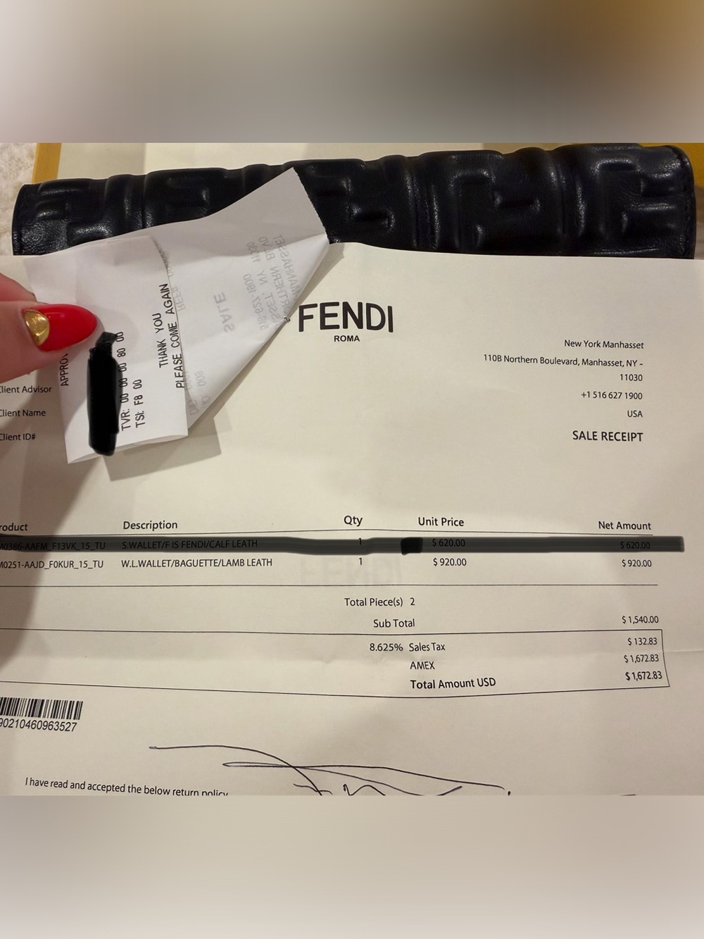 Fendi Baguette Continental Wallet - Picture 7 of 12